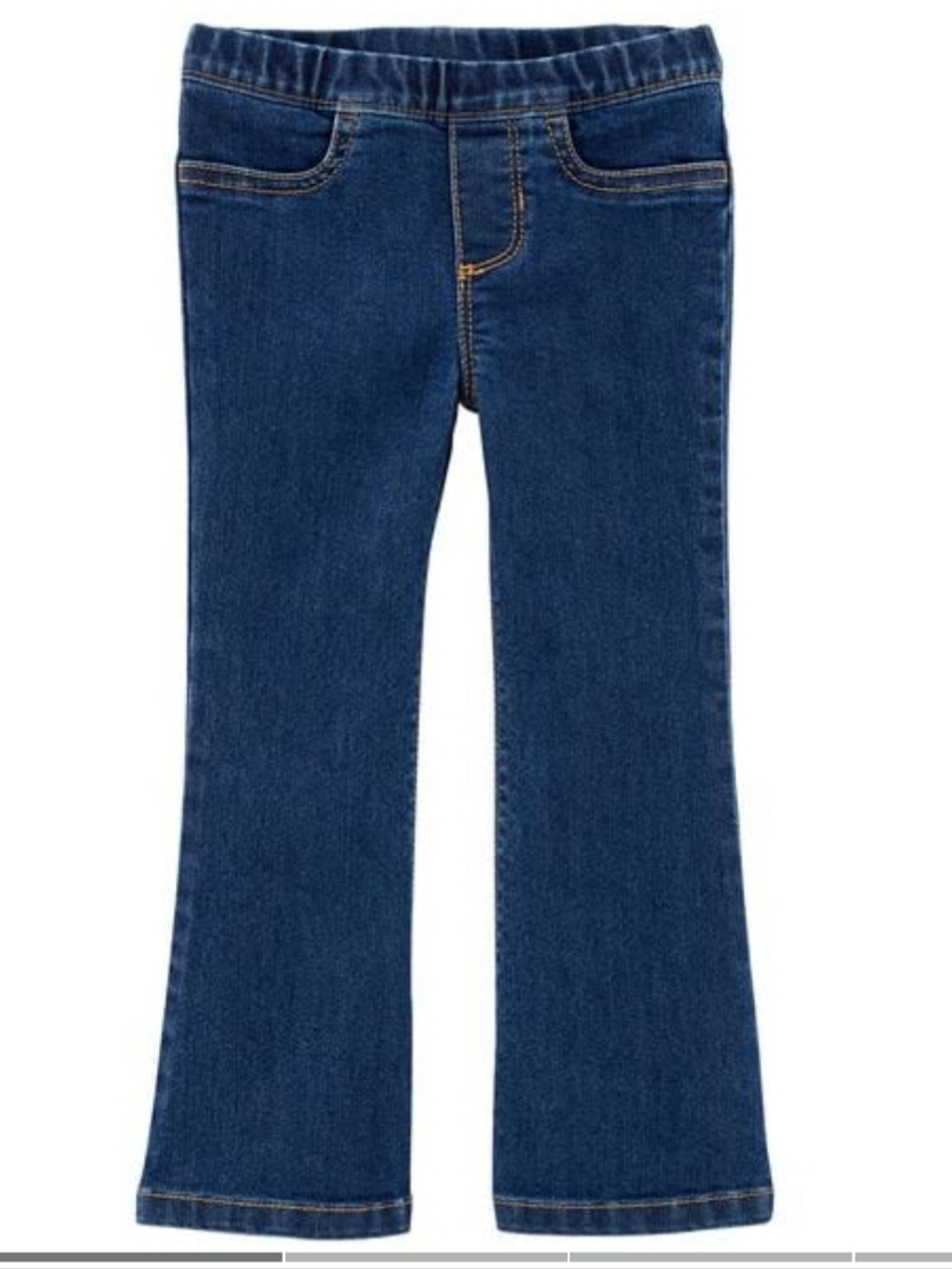 Carter's Girls' Pull On Dark Blue Flare Jeans 4T